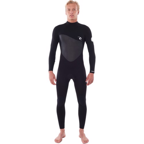 Rip Curl Mens Omega 5/3mm Back Zip - Black